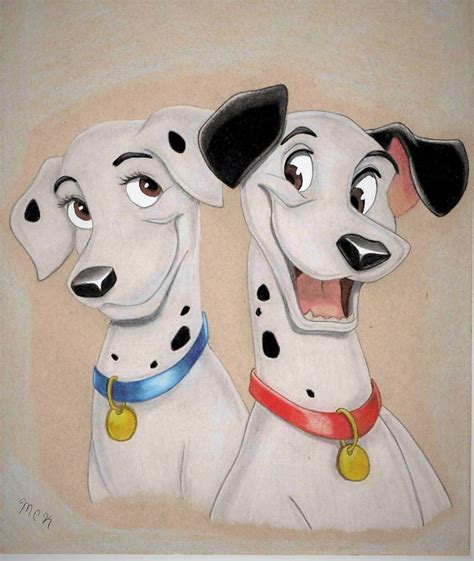 101 DALMATIANS ispired drawing JPG file digital download | Etsy