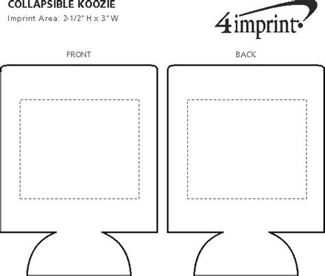 Koozie Template For Sublimation Free