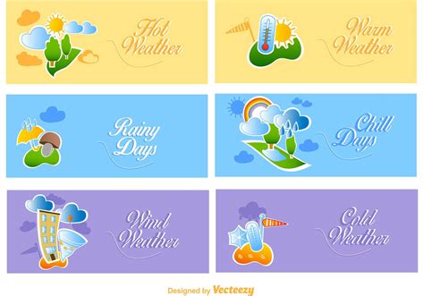 Cute Weather Banners - Download Free Vector Art, Stock Graphics & Images