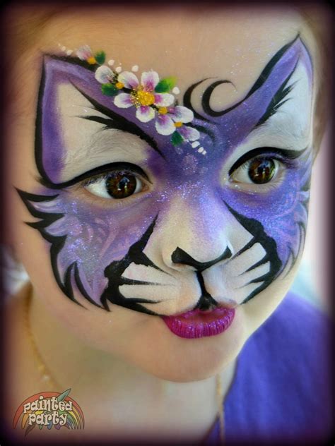 Pin by Aimee Holloway on Feline designs | Face painting tutorials, Kitty face paint, Face painting