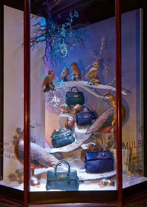 Mulberry's Winter Wonderland Christmas Windows at Harrods - Fashion ...