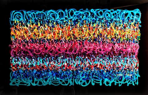 Colorful Swirl Art Abstract Painting by Yoav Pour