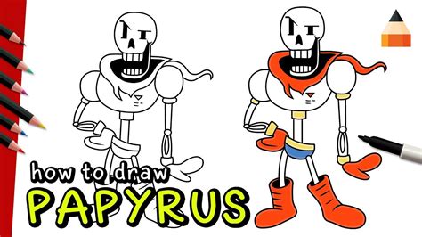 Sans And Papyrus Drawing