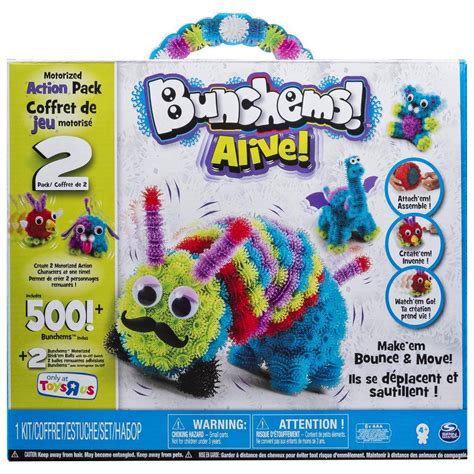 Bunchems Alive Motorized Action 2-Pack with 500+ Bunchems | Играландия - интернет магазин игрушек