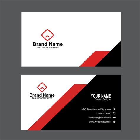 Creative Design Agency Business Card Template Design Free PSD