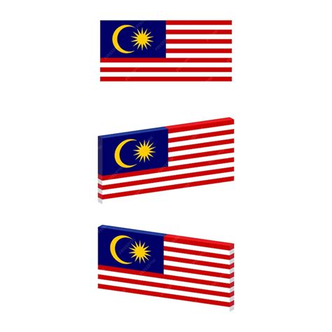 Premium Vector | Malaysia Flag 3D Vector