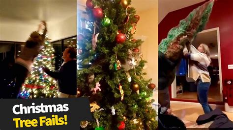 The Best Christmas Tree Fails! - YouTube