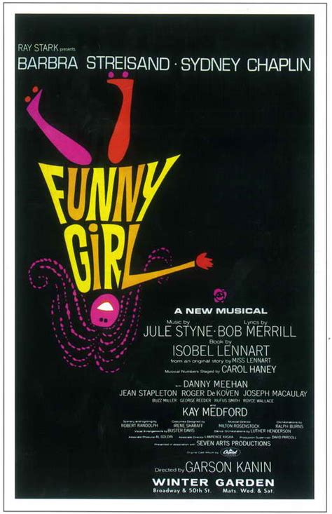 Funny Girl (Broadway) Movie Posters From Movie Poster Shop