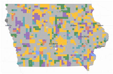 Political Map Of Iowa – Interactive Map