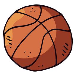 Basketball Ball Cartoon PNG & SVG Design For T-Shirts