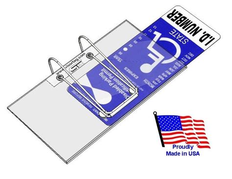 Disabled Parking Placard Holder and Cover | Cool tools, Placards, Holder