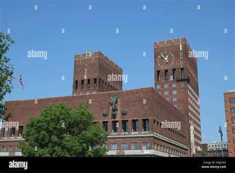 Oslo city hall murals hi-res stock photography and images - Alamy