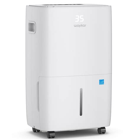 130 Pints 6,500 Sq. Ft Energy Star Dehumidifier with Drain Hose for Co ...