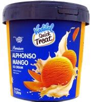 Buy Online Vadilal Alphonso Mango Ice Cream (1 LTR) | Kesar Grocery.