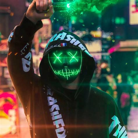 Led Purge Mask Green | Purge Mask