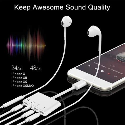 Lightning Audio Adapter 3.5mm Headphone Jack Connector For Iphone - Buy ...