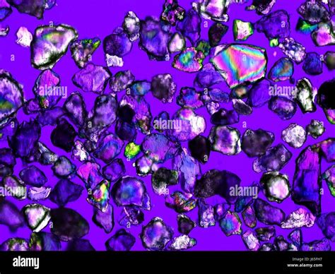 quartz grains of sand microscope polarization sands sand quartz grains ...