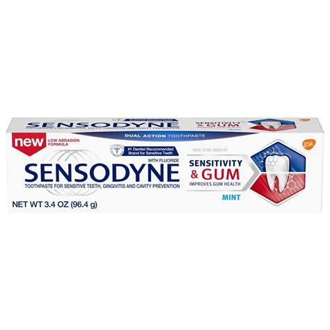 Sensodyne Sensitivity and Gum Gingivitis and Sensitive Teeth Toothpaste ...