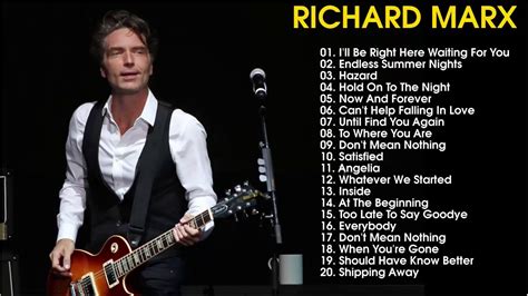 Richard Marx Greatest Hits Cover - Richard Marx Best Songs 2017 - YouTube