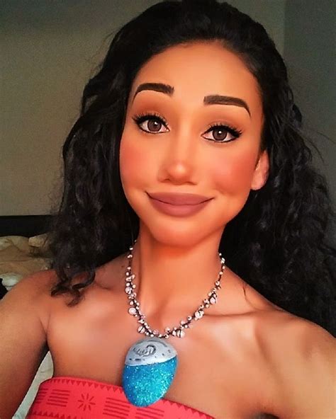 "I am NOT a princess." Sharing more of my Moana cosplay makeup look! #moana #disneymoana # ...