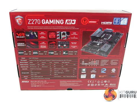 MSI Z270 Gaming M3 Motherboard Review | KitGuru - Part 2