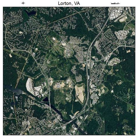 Aerial Photography Map of Lorton, VA Virginia