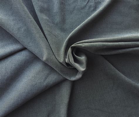 black gray cotton poplin stretch fabric by the yard and wholesale