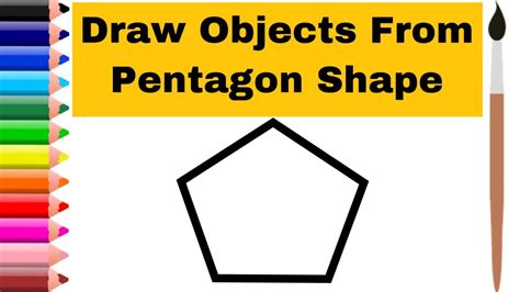 Pentagon Shape : Pentagon Shape Hammer Logo Design Template Elements ...