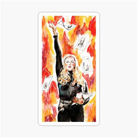 "World Burn Renee Rapp" Sticker for Sale by corbellsg | Redbubble