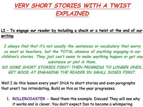 Short Story Ideas With A Twist - The best short story idea in the world ...