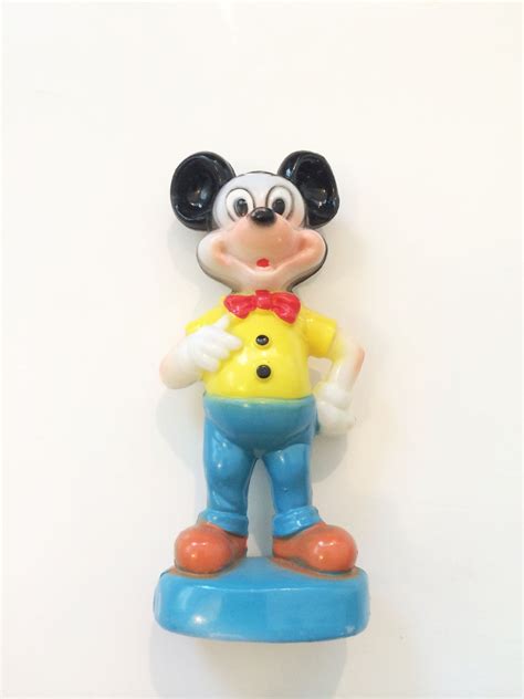 Vintage Mickey Mouse Plastic Toy