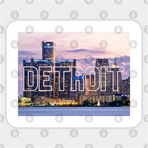 Detroit city - Detroit City - Sticker | TeePublic