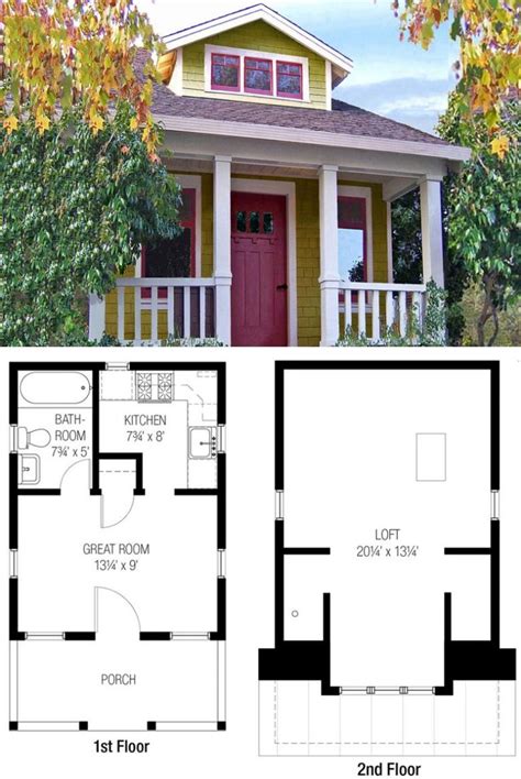 27 Adorable Free Tiny House Floor Plans | Tiny house floor plans, Small ...