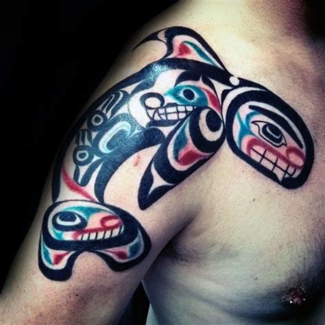 60 Orca Tattoo Designs For Men - Killer Whale Ink Ideas