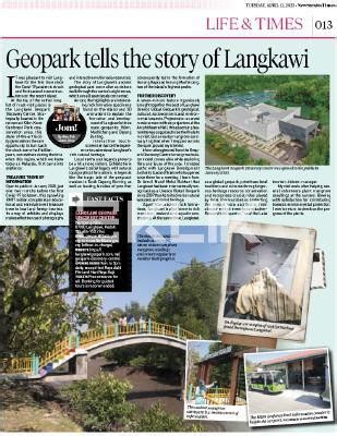 Geopark tells the story of Langkawi | KLiK