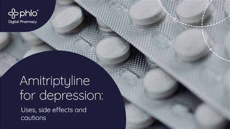 Amitriptyline for depression | Phlo Blog