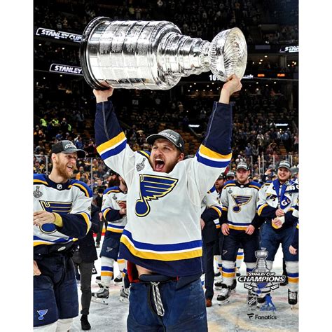 Unsigned St. Louis Blues Brayden Schenn Fanatics Authentic 2019 Stanley ...