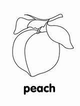 Peaches Coloring Page  Free Printable Pages For Kids sketch template