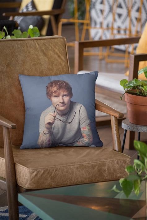 ED SHEERAN Cushion 18x18in Ed Sheeran Merch Pillow Cushion | Etsy