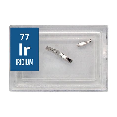 Iridium Metal Crystal Rare Pure 99.99% 0.1gram Element in Periodic ...