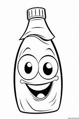 Soda Bottle Coloring Page sketch template