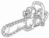 Stihl Chainsaw Coloring Pages sketch template