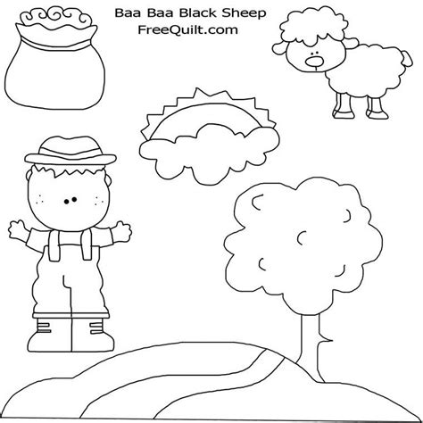 Baa Baa Black Sheep Coloring Page Coloring Pages