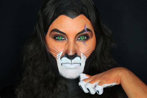 Lion King / Scar face paint — | Scar face paint, Scar makeup, Lion face paint