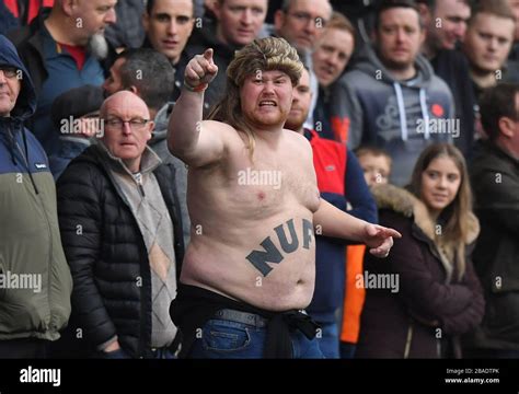 A Newcastle United fan Stock Photo - Alamy