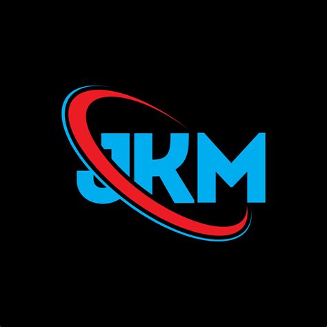 logotipo de jkm. letra jkm. diseño del logotipo de la letra jkm. logotipo de las iniciales jkm ...