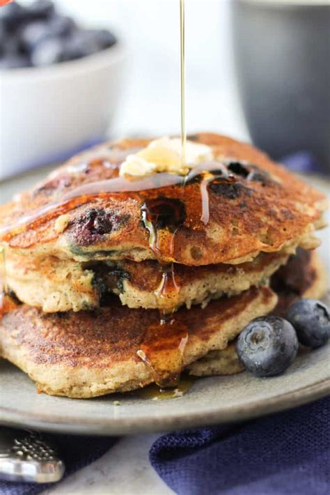 Blueberry Pancakes (gluten-free, dairy-free) - Mile High Mitts