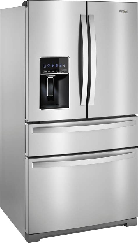 Whirlpool 26.2 Cu. Ft. 4-Door French Door Refrigerator Stainless steel ...