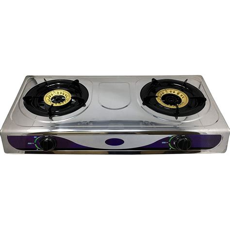 1 Heavy Duty Double Burner Propane Gas Stove Outdoor Cooking Butane Gas ...