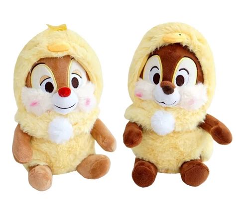 Chip and Dale Plush Toy Easter Chick Rabbit Bunny Dress Cute Chipmunks Stuffed Animals Baby Kids ...